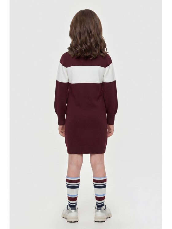 Guess Kids Guess Kids Každodenní šaty 183382 Hnědá Classic Fit
