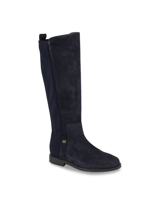 Tommy Hilfiger Tommy Hilfiger Чоботи Tommy Essentials Longboot FW0FW07476 Голубий