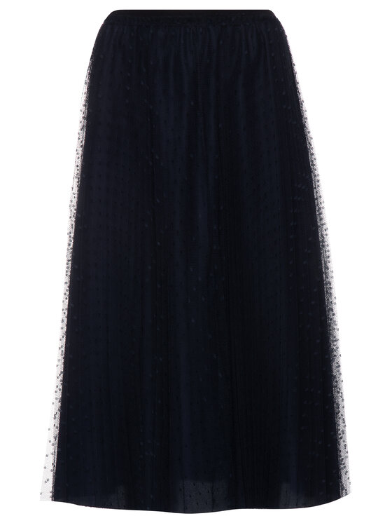 Red Valentino Red Valentino Plesirana suknja SR3RAC20 Tamnoplava Regular Fit
