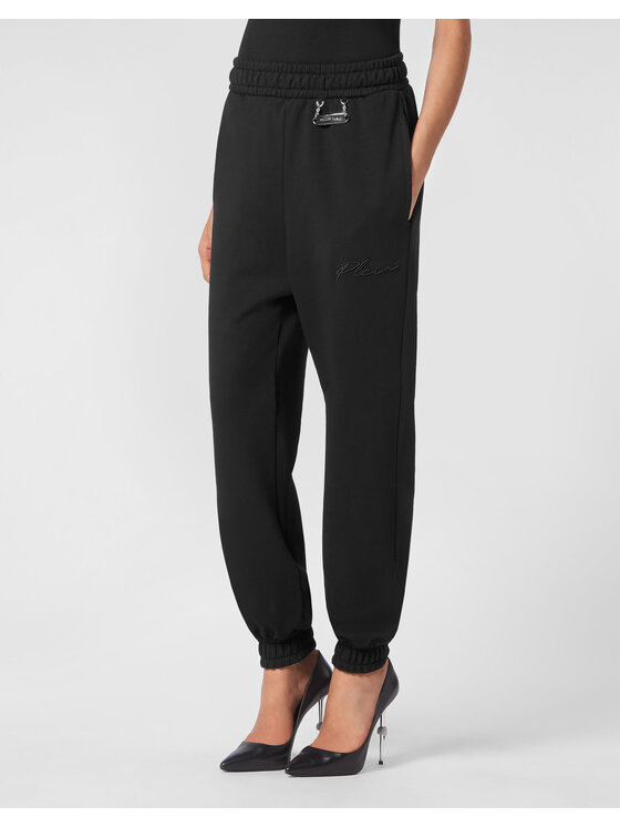 PHILIPP PLEIN PHILIPP PLEIN Joggery 3093 Czarny Regular Fit