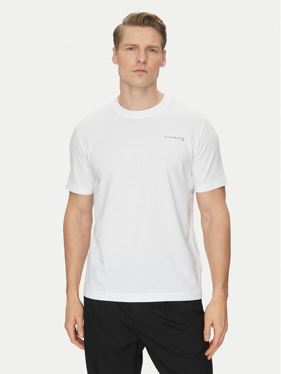 Richmond X Tričko Alipo UMA24144TS Biela Regular Fit