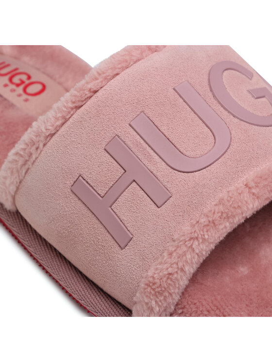 HUGO Hugo Papuče Cozy Slide 50447321 10233135 01 Ružová