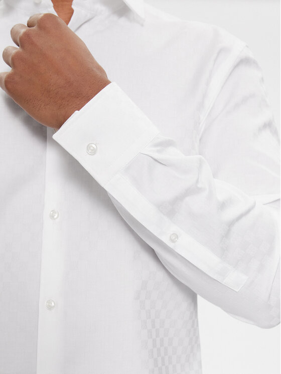 HUGO Hugo Cămașă Kenno 50508316 Alb Slim Fit