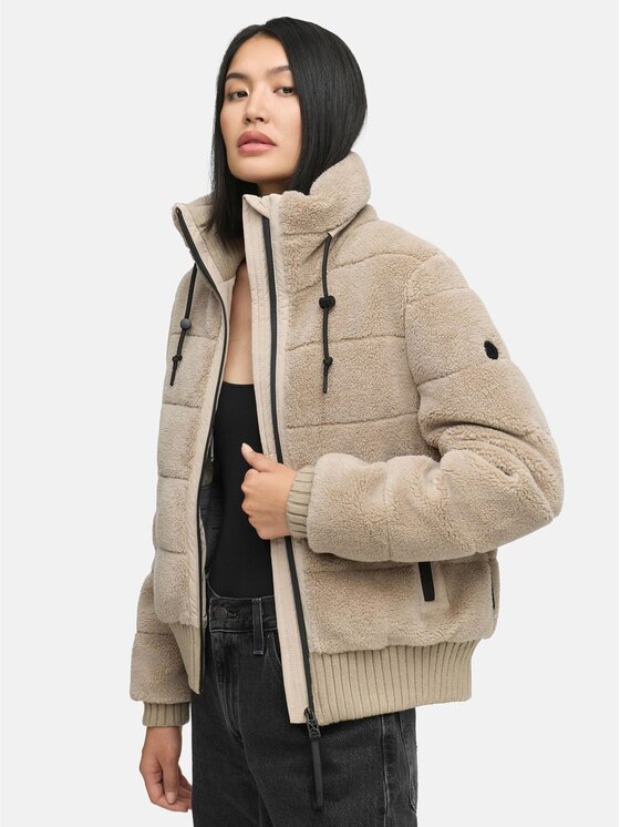 Navahoo Navahoo Kurtka zimowa Schneepuder Szary Regular Fit