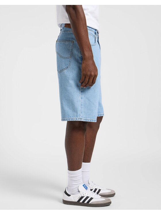 Lee Lee Szorty jeansowe Asher Short Niebieski Basic Fit