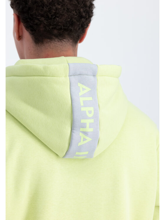 Alpha Industries Alpha Industries Bluza Red Stripe Hoodie Żółty Regular Fit