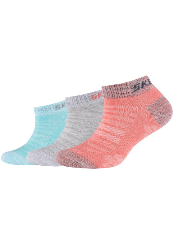 Skechers Skechers Calzini corti Skechers 3PPK Girls Mesh Ventilation Socks Multicolore