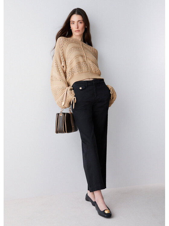 Liu Jo Liu Jo Pantaloni di tessuto WA6463T925722222 Nero Regular Fit
