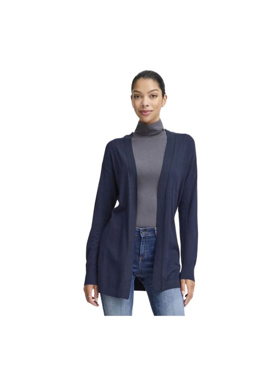 b.young b.young Cardigan Maglia bymorla long cardigan Blu Regular Fit