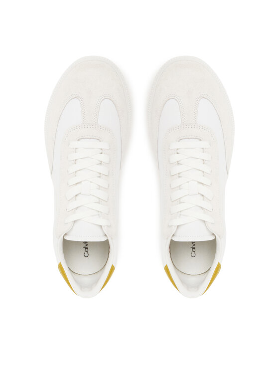 Calvin Klein Calvin Klein Sneakersy Low Top Lace Up Cv Mix HM0HM01724 Biały