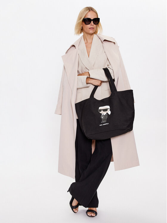 KARL LAGERFELD KARL LAGERFELD Ročna torba 230W3180 Črna