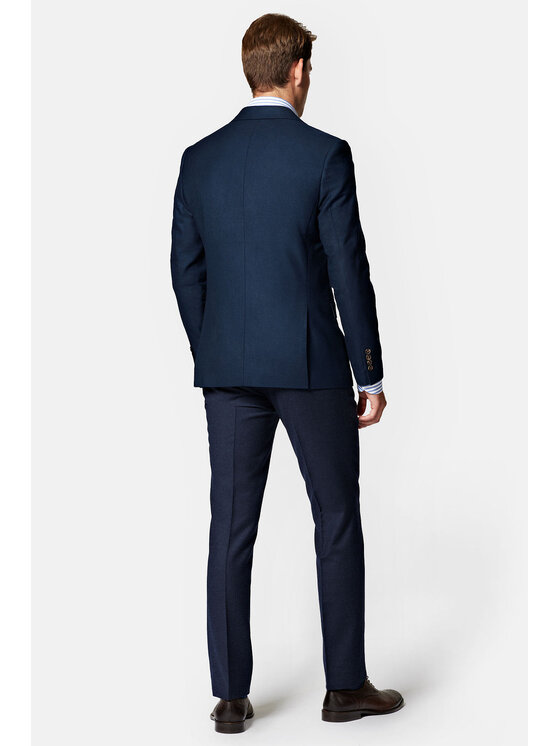 Lancerto Lancerto Marynarka Rochelle MA131223000007 Granatowy Slim Fit