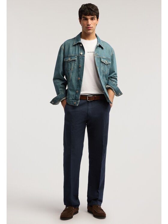 Trussardi Trussardi Pantaloni di tessuto P709M300122N034 Blu Regular Fit