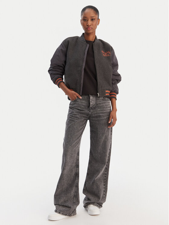 RVCA RVCA Bomber dzseki Ryan 23B163507 Szürke Regular Fit
