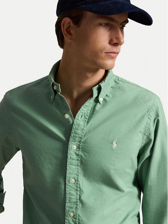 Polo Ralph Lauren Polo Ralph Lauren Πουκάμισο 710805564514 Πράσινο Regular Fit