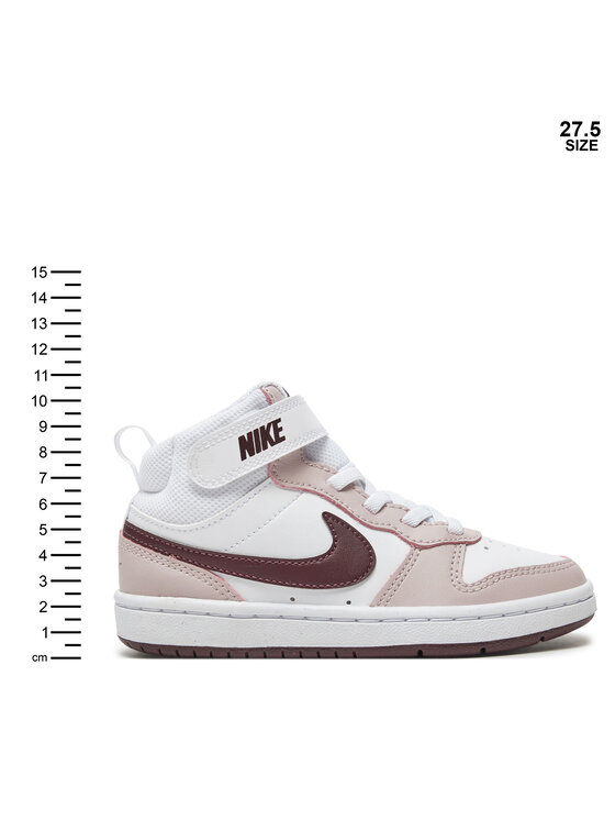 Nike Nike Tenisice Court Borough Mid 2 (PSV) CD7783 118 Bijela