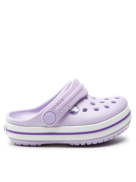 Șlapi Crocs Crocband Clog T 207005 Lavender/Neon Purple
