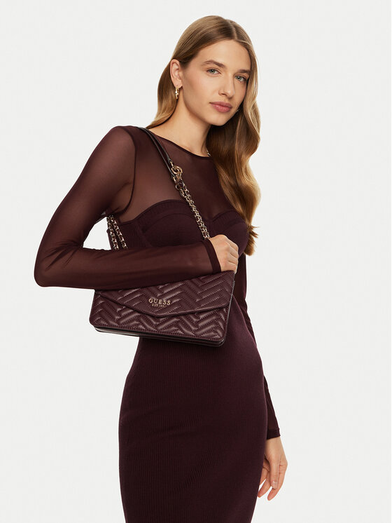 Guess Guess Ročna torba HWQG95 08210 Bordo rdeča