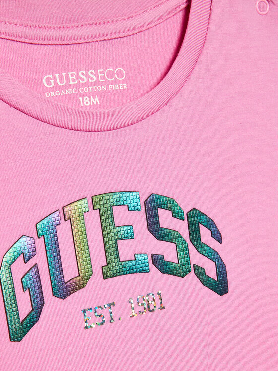 Guess Guess T-shirt K3RI25 K6YW1 Rosa Regular Fit