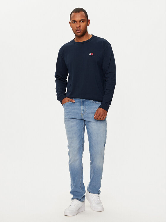 Tommy Jeans Tommy Jeans Hosszú ujjú DM0DM18436 Sötétkék Regular Fit