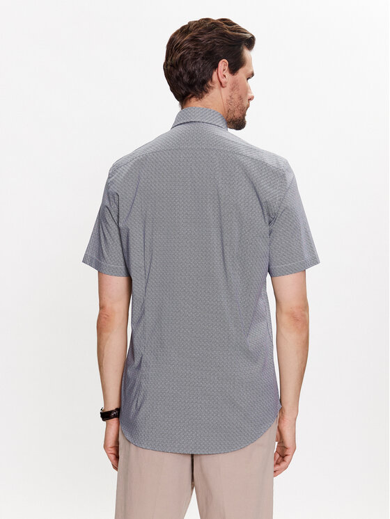 Pierre Cardin Pierre Cardin Hemd 15401/000/0104 Grau Tailored Fit