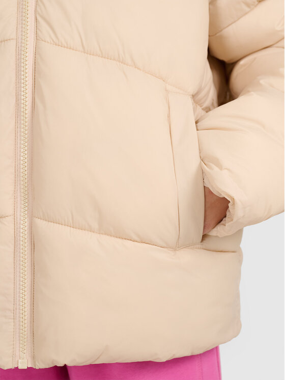 4F 4F Kurtka puchowa OUTERWEAR Beżowy Regular Fit
