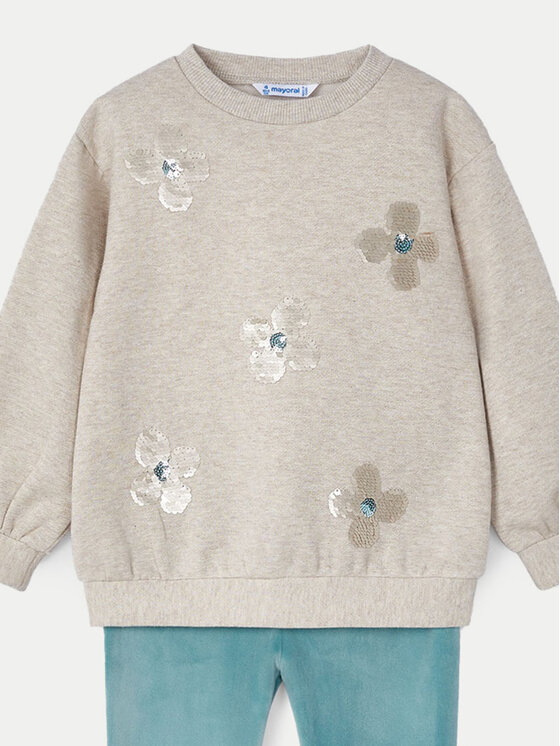 Mayoral Mayoral Set Sweatshirt und Leggings 4706 Grün Regular Fit