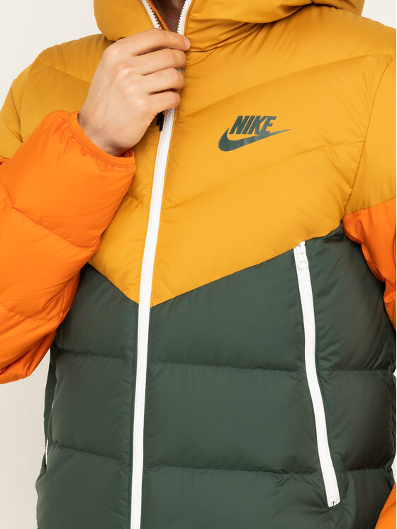 Piumino nike uomo arancione hot sale