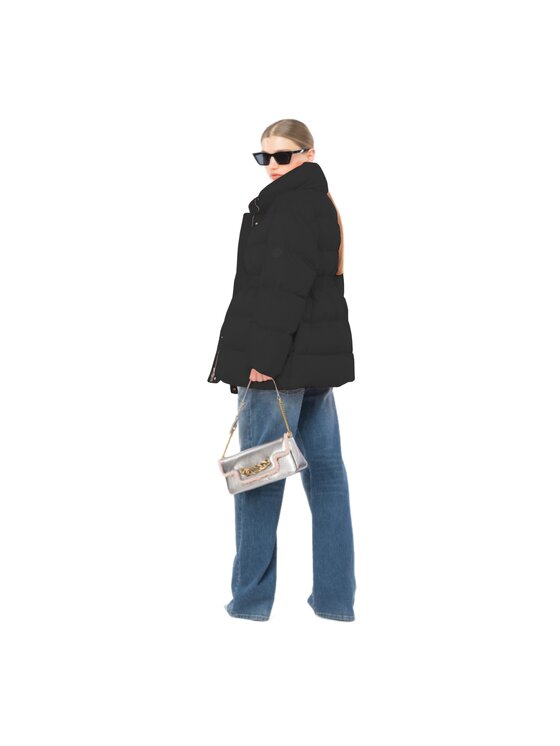 PINKO Pinko Vatovaná bunda CAUSALE COAT Černá Regular Fit