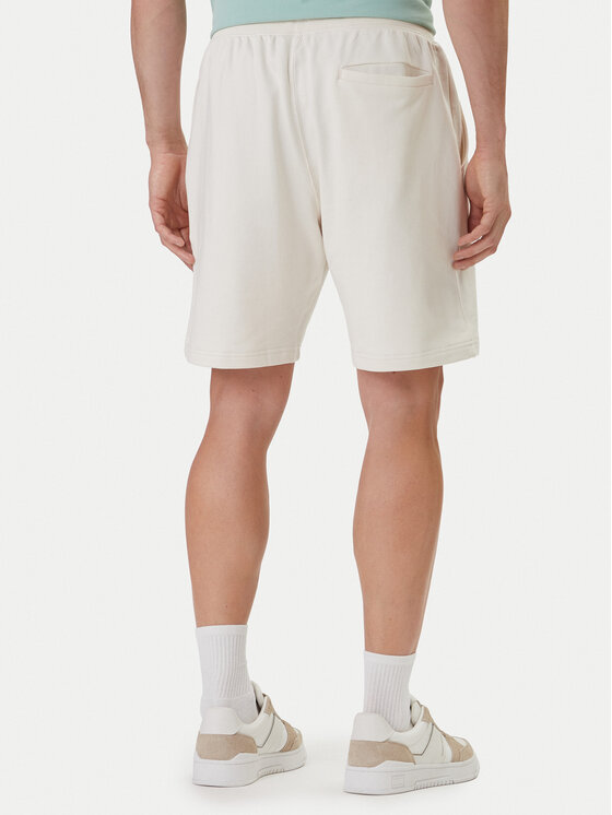 Tommy Hilfiger Tommy Hilfiger Kratke hlače iz tkanine Essential MW0MW37240 Écru Regular Fit