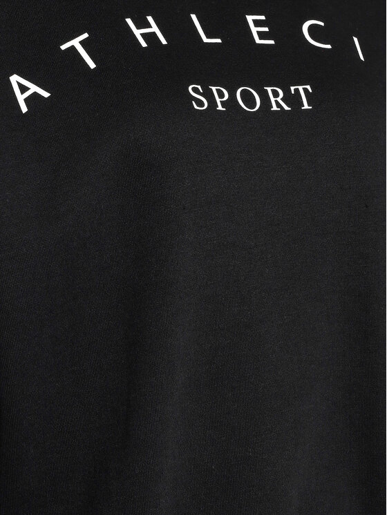 Athlecia Athlecia Pulóver Asport W Crew Neck EA233346 Fekete Regular Fit
