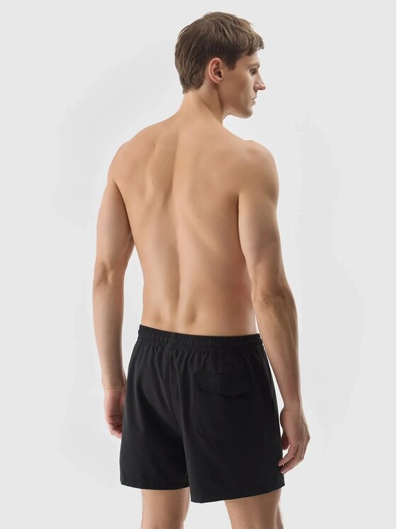4F 4F Shorts da mare 4FWSS25UBDSM201-20S Nero Regular Fit