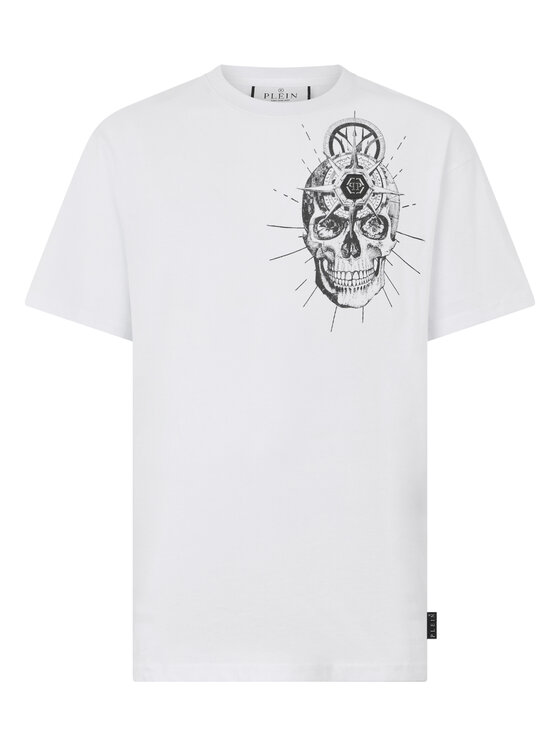 PHILIPP PLEIN PHILIPP PLEIN T-Shirt 29866 Biały Regular Fit