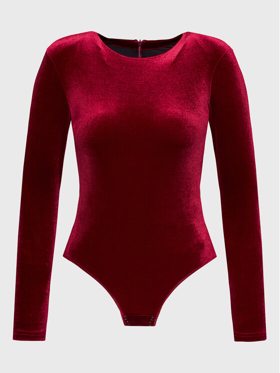 Undress Code Bodi Maneater 352 Bordo rdeča Slim Fit
