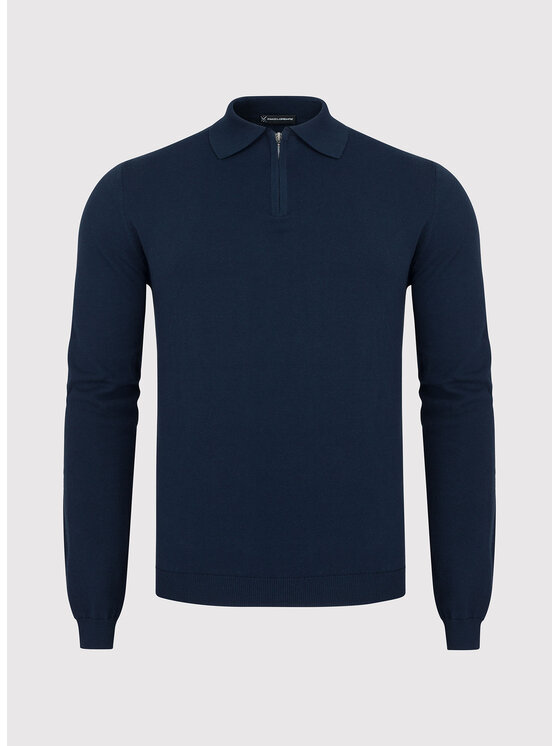 Pako Lorente Pako Lorente Sweter P23WF-2X-009 Granatowy Classic Fit