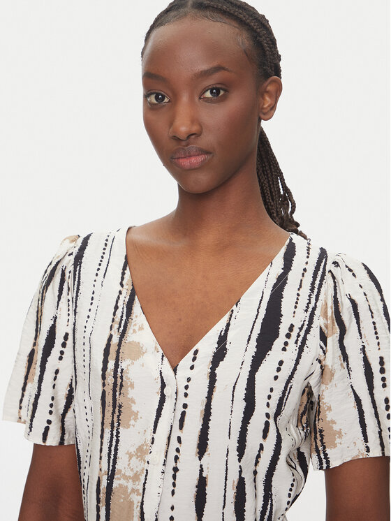 JDY JDY Vasarinė suknelė Troya 15350739 Écru Regular Fit