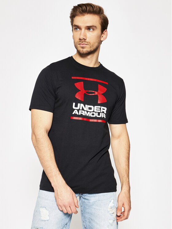 Under Armour Funkčné tričko Ua Gl Foundation 1326849 Čierna Loose Fit