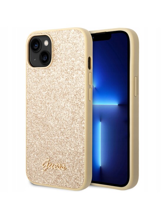 Guess Guess Etui na telefon GUHCP14MHGGSHD Złoty