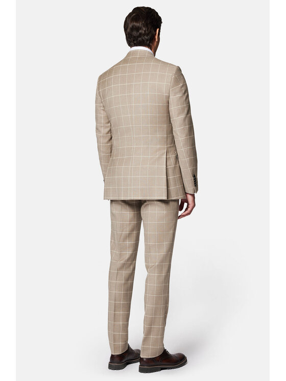 Lancerto Lancerto Garnitur Neapol GA073124000018 Beżowy Slim Fit