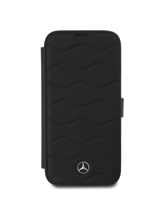 Mercedes-Benz Mercedes-Benz Etui na telefon MB Waves Leather Czarny