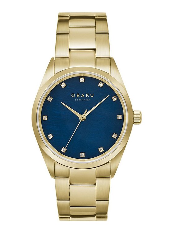 Obaku Obaku Zegarek V263LXGLSG Złoty