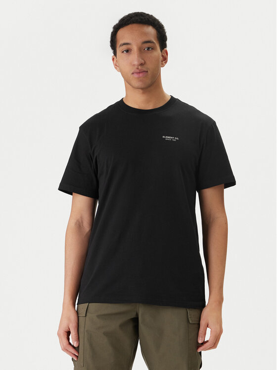 Element Element T-krekls Element Co ELYZT00603 Melns Regular Fit