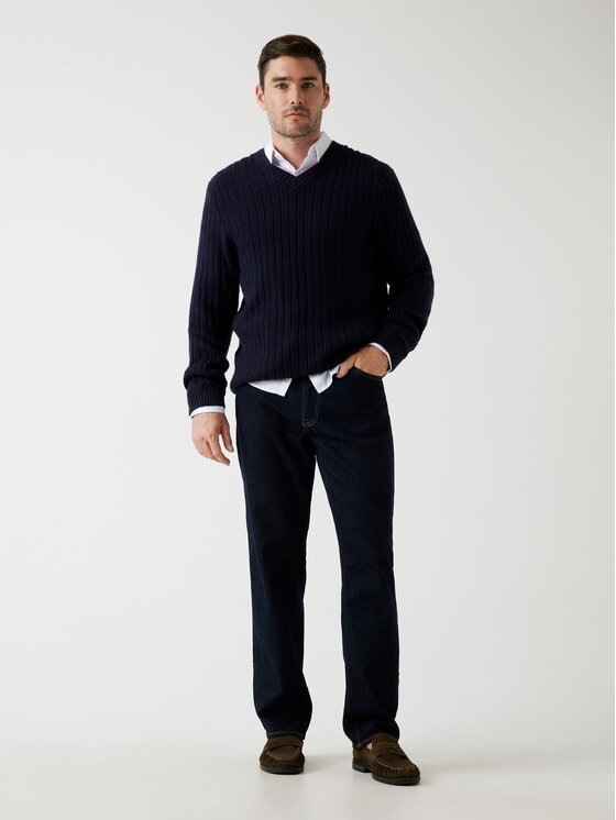 Guess Guess Sweter 178975 Niebieski Classic Fit