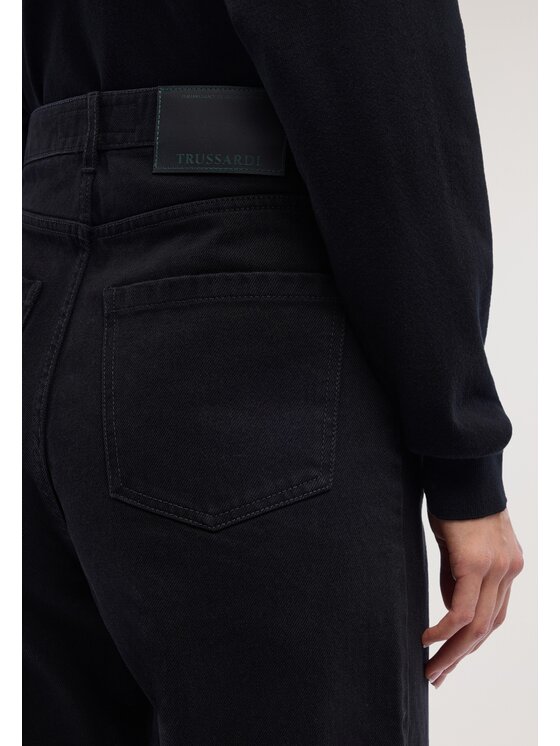 Trussardi Trussardi Pantaloni di tessuto P7009300464N033 Nero Boy Fit