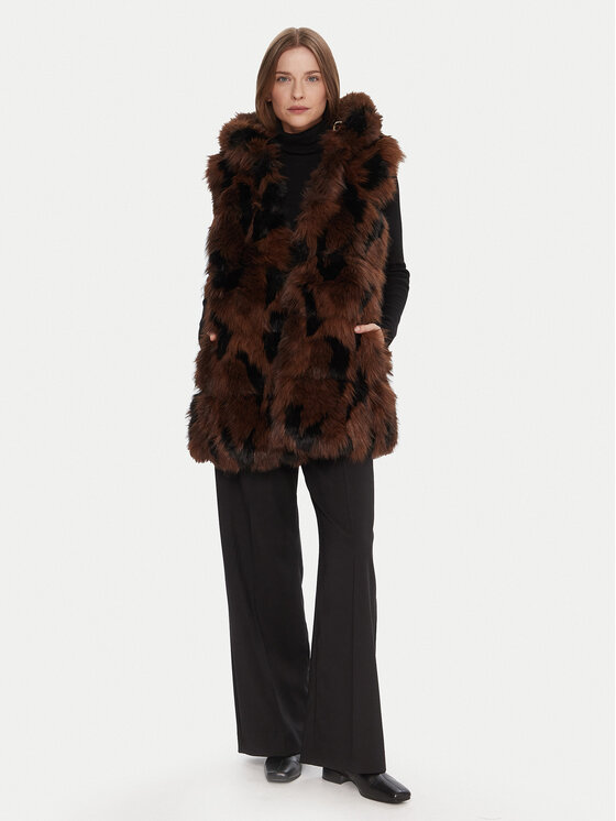 LOLA CASADEMUNT LOLA CASADEMUNT Γιλέκο LF2501008 Καφέ Regular Fit