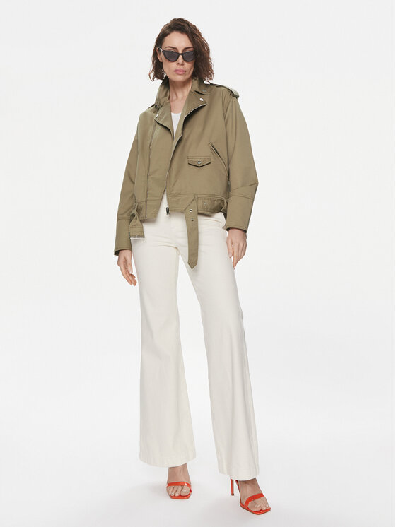 Silvian Heach Silvian Heach Übergangsjacke GPP24440GB Beige Relaxed Fit