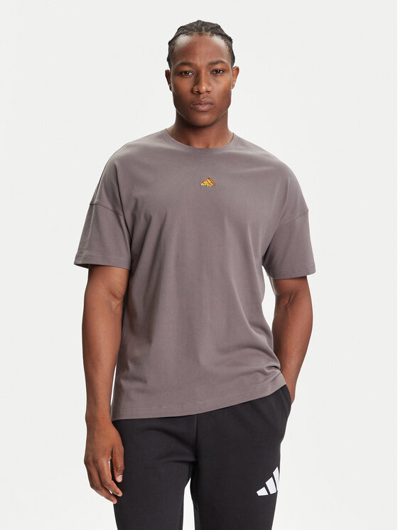 adidas adidas Majica Fortnite Graphic JV7965 Siva Loose Fit
