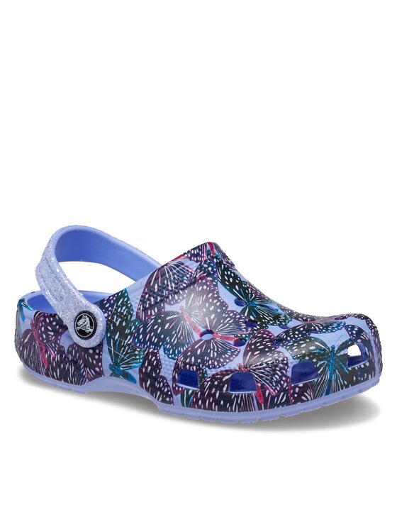 Klapki Crocs, Rozmiar 29/30, Niebieskie, Classic Butterfly Clog Kids 208297