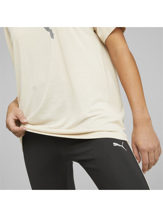 Puma Puma T-Shirt 673066 Beżowy Regular Fit