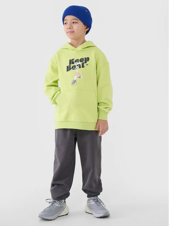 4F 4F Felpa 4FJASAW24TSWSM2160-72S Verde Oversize